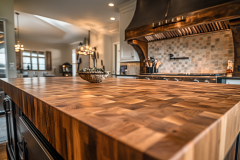 Barndominium Kitchen Ideas | Butcher Block & Custom Range Hood
