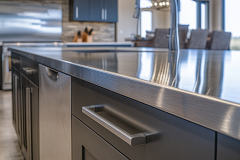 Barndominium Kitchen Ideas | Stainless Steel Countertop Inspiration