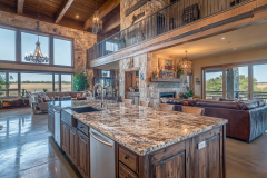 Breathtaking Barndominium Kitchen: Industrial-Rustic Fusion with High-End Finishes